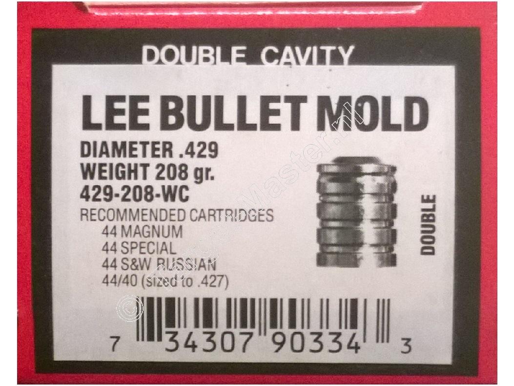 Lee Bullet Mould Revolver 44 caliber WADCUTTER 208 grain